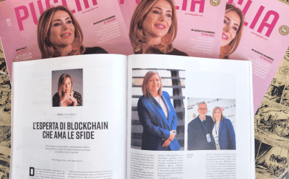 Amazing Puglia Luigia Gabriele esperta di blockchain
