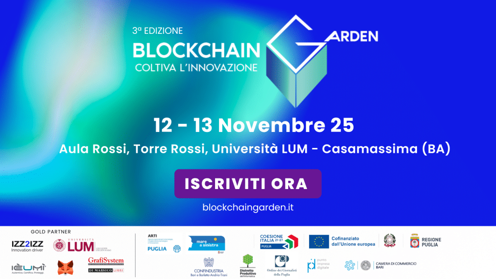 copertina di blockchain garden 2025 blockchain garden 2025