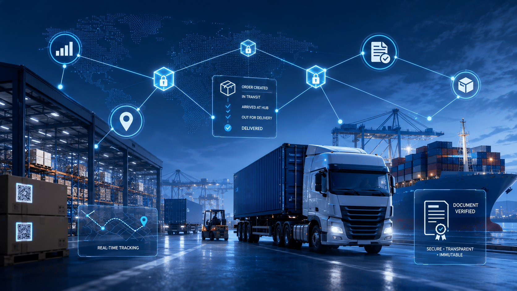 Logistica 4.0 e blockchain: meno errori, pi&ugrave; tracciabilit&agrave;